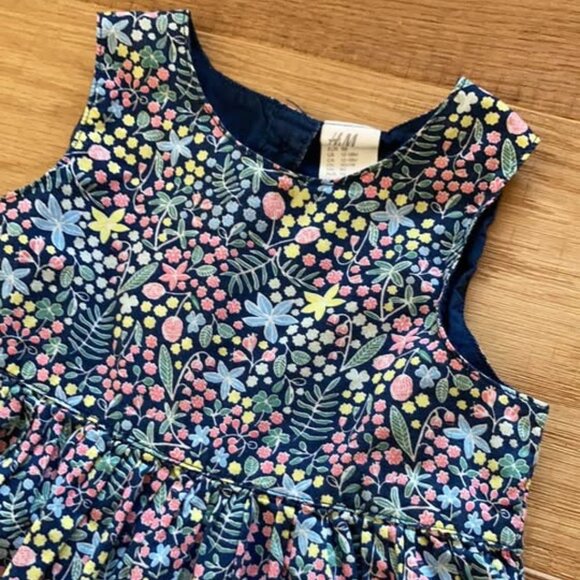 Flowery girl dress H&M 12-18mo - Picture 1 of 2